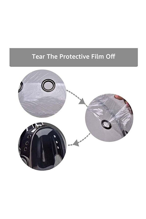 حقيبة ظهر كبسولة للحيوانات الأليفة (رمادية) - 3