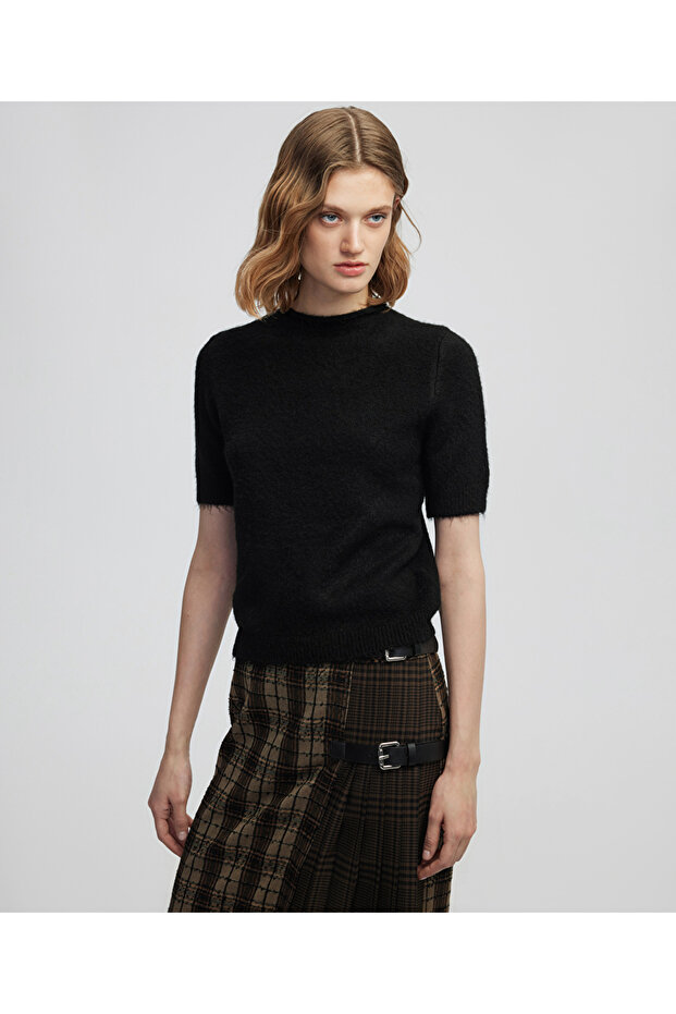 Kısa kollu basic triko - 1