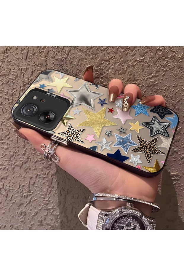 Xiaomi Mi 13T/Mi 13t Pro Compatible Phone Case Star Anti-Impact Camera Anti-Drop