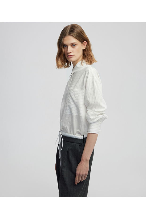 Çizgi desen gömlek - 2