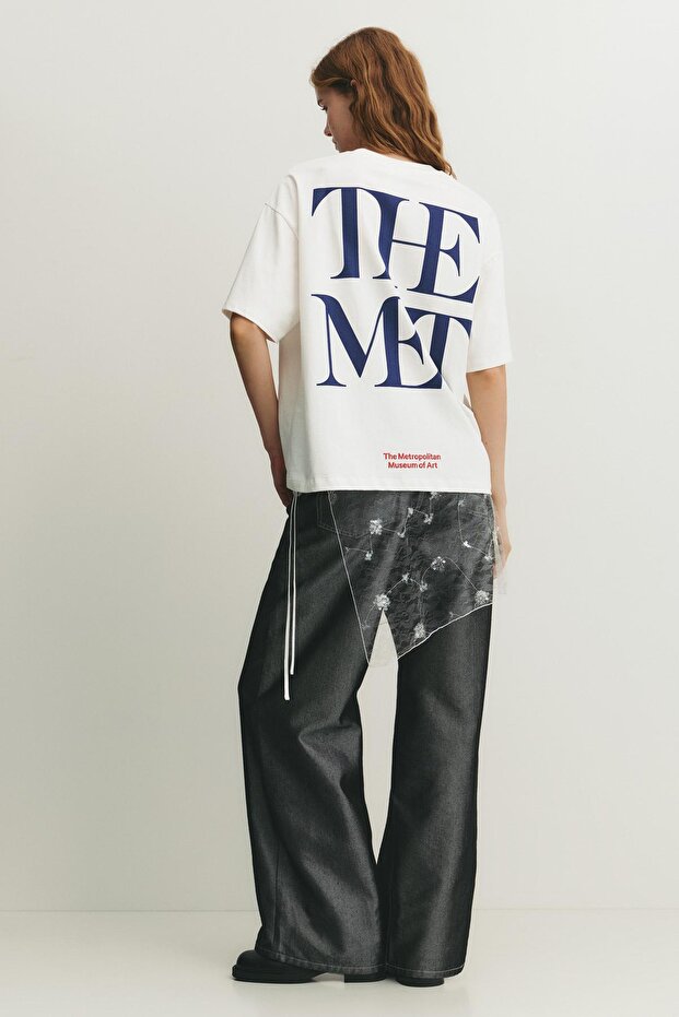 The Met beyaz t-shirt - 3