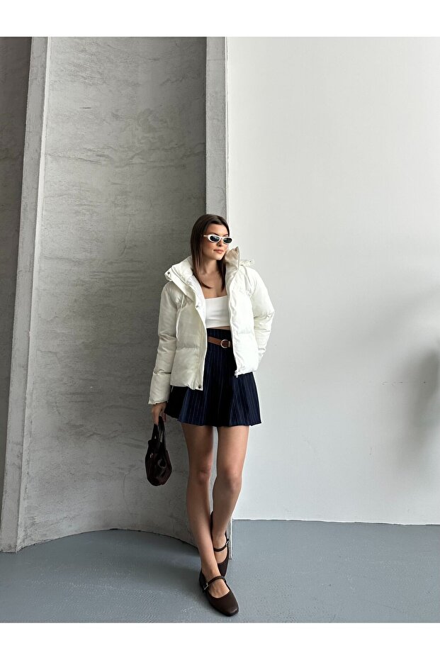 Kadın Basic Şişme Mont - 2