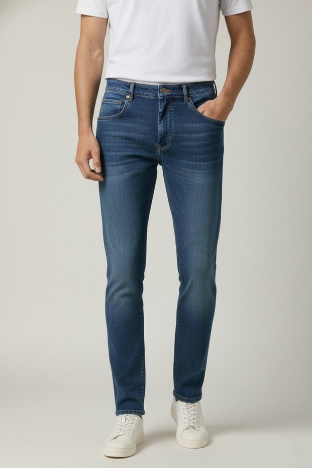 Men's Stretch Fabric Slim Fit Denim Jeans