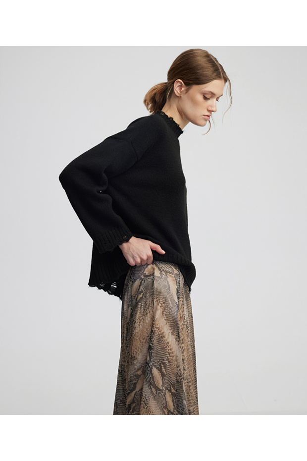 Eskitme efektli triko - 1