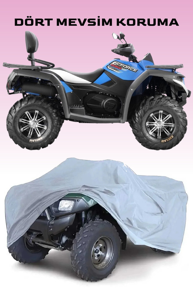 ماركة Cf Moto CF 550 ATR ATV مقاومة للماء - رمادي