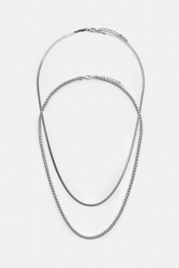 2'li çelik kolye paketi - 2