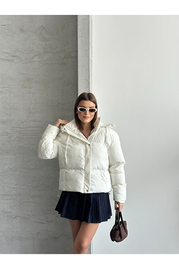 Kadın Basic Şişme Mont - 1