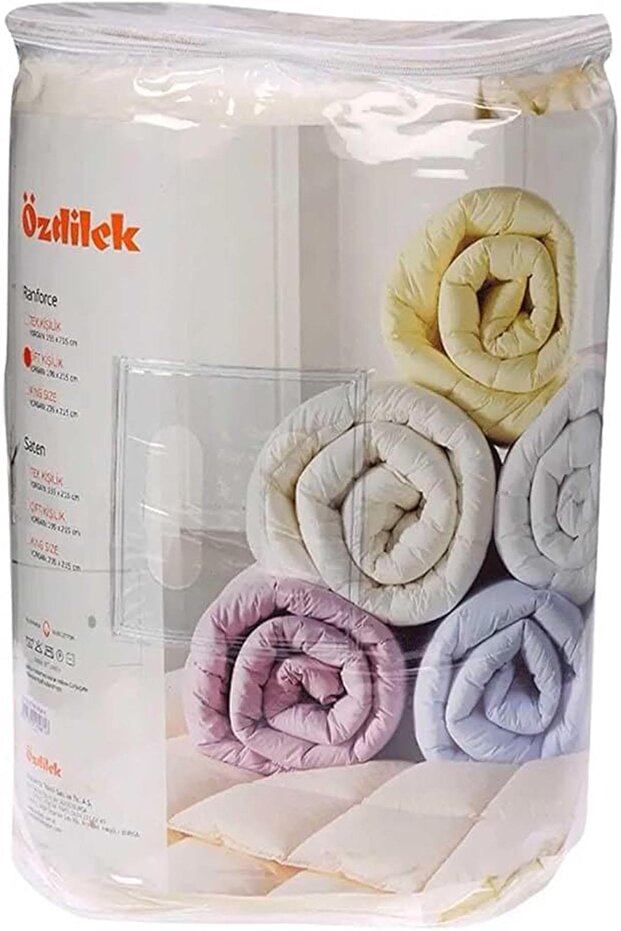 لحاف رانفورس مزدوج - أبيض - 4