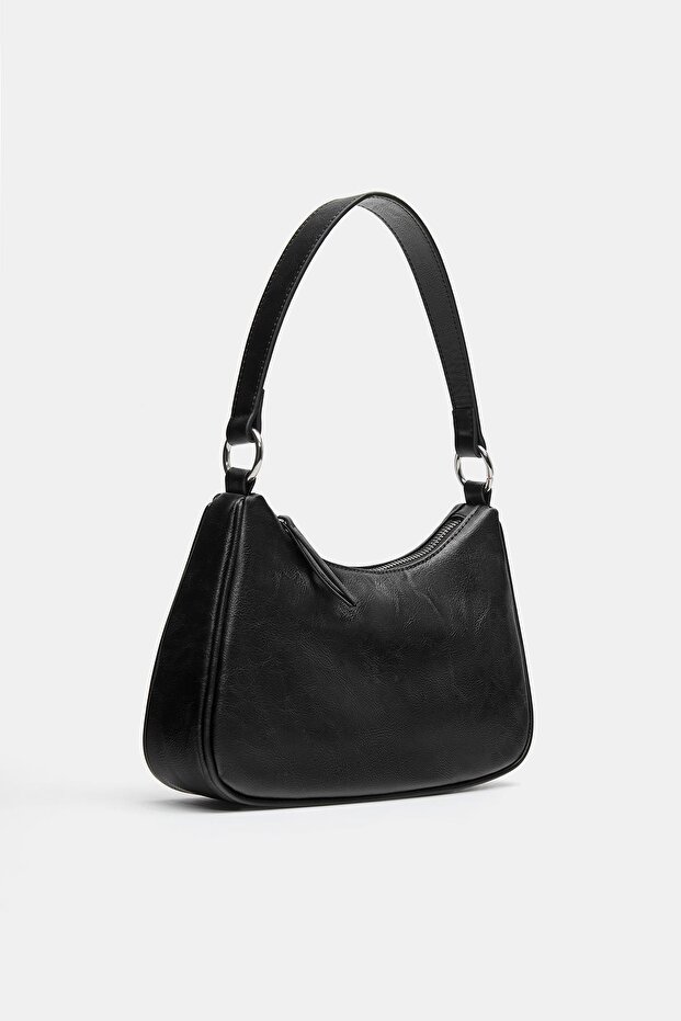 Halka detaylı omuz çantası - 4