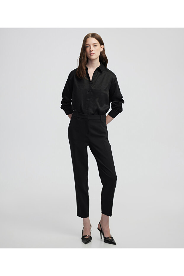 Cigarette fit pantolon - 1