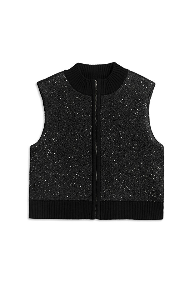 PAYETLİ TRİKO SÜVETER - 3