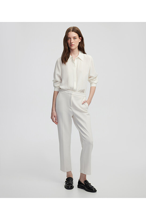 Cigarette fit pantolon - 1