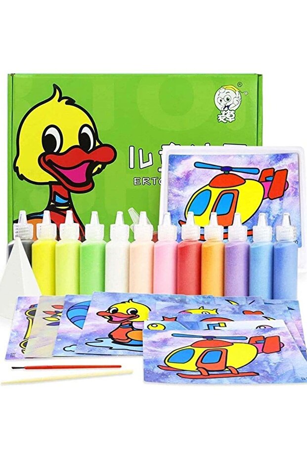 Sand Painting Kit - 12-Piece Set