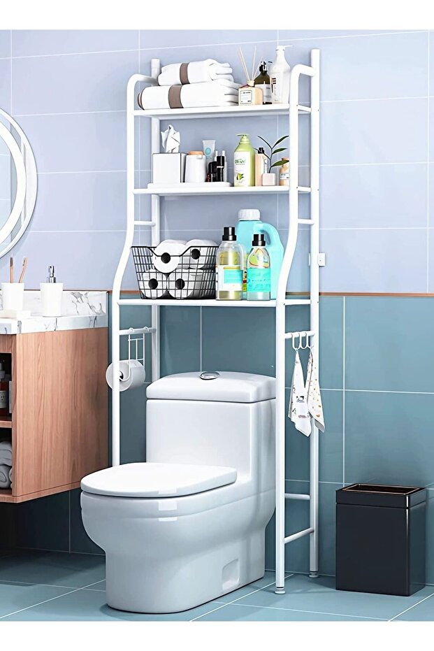Over The Toilet 3-Tier Bathroom Organizer Shelf
