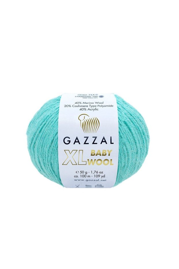 Baby Cotton XL 40% Merino Wool 20% Cashmere Type Polyamide 40% Acrylic – 50 g 100 m Knitting Yarn-820