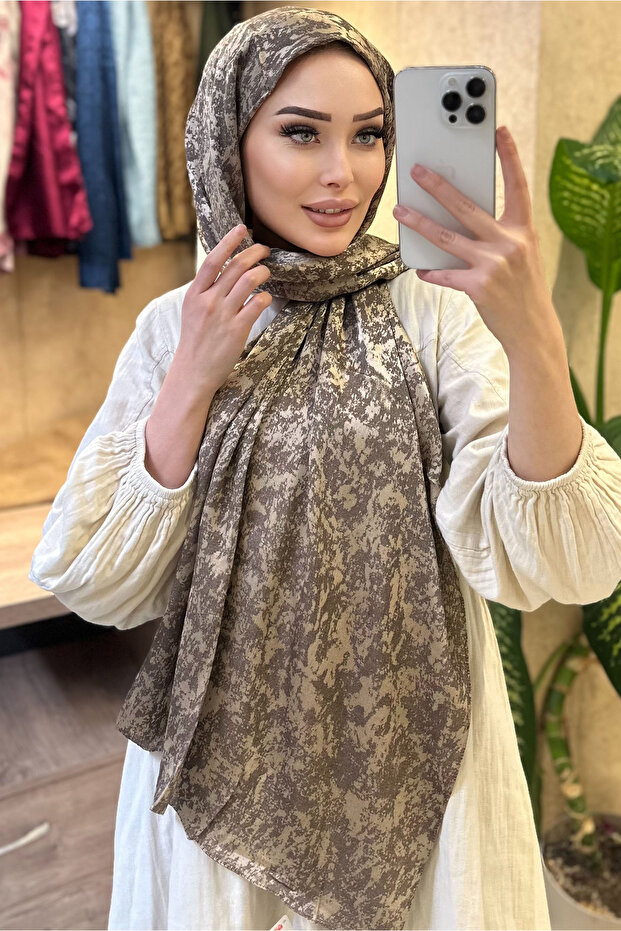 Işıl Çift Taraflı Kaşmir İpek Şal - 3