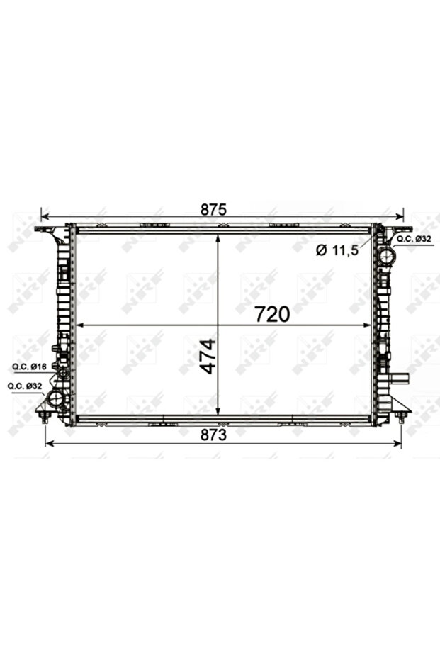 Audi A8 D4 Engine Cooling Radiator - 1