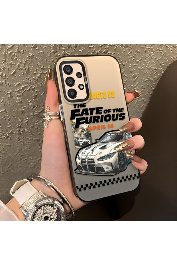 Samsung Galaxy A33 5g Compatible Silicone Edge Hard Back Anti-Fall Sports Car Pattern Case