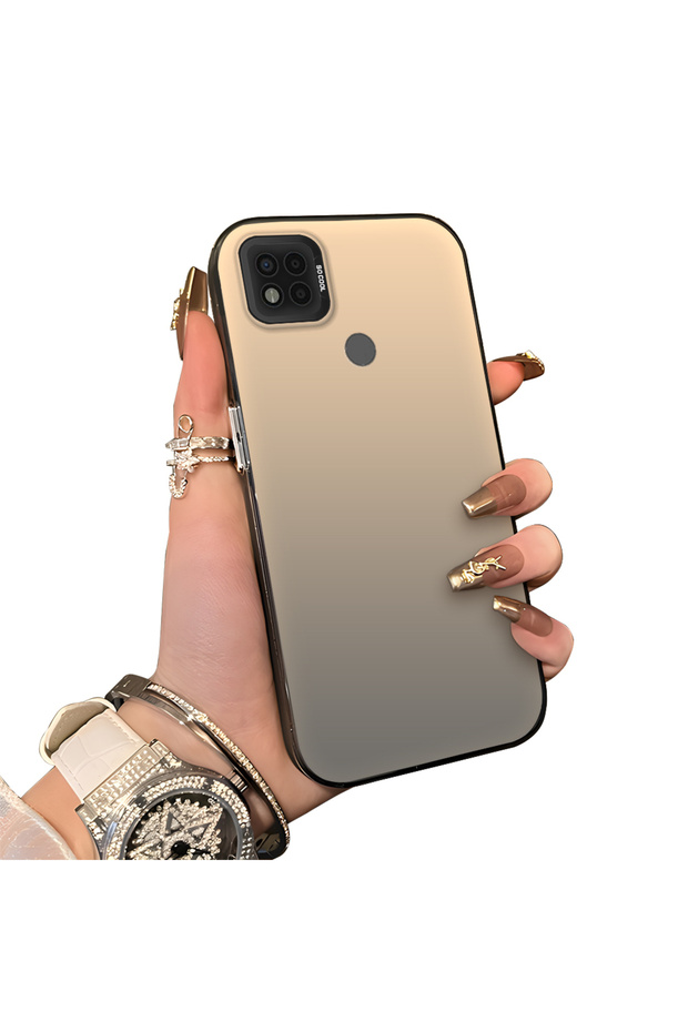 Xiaomi Poco C31 Compatible Silicone Edge Hard Back Anti Fall Phone Case