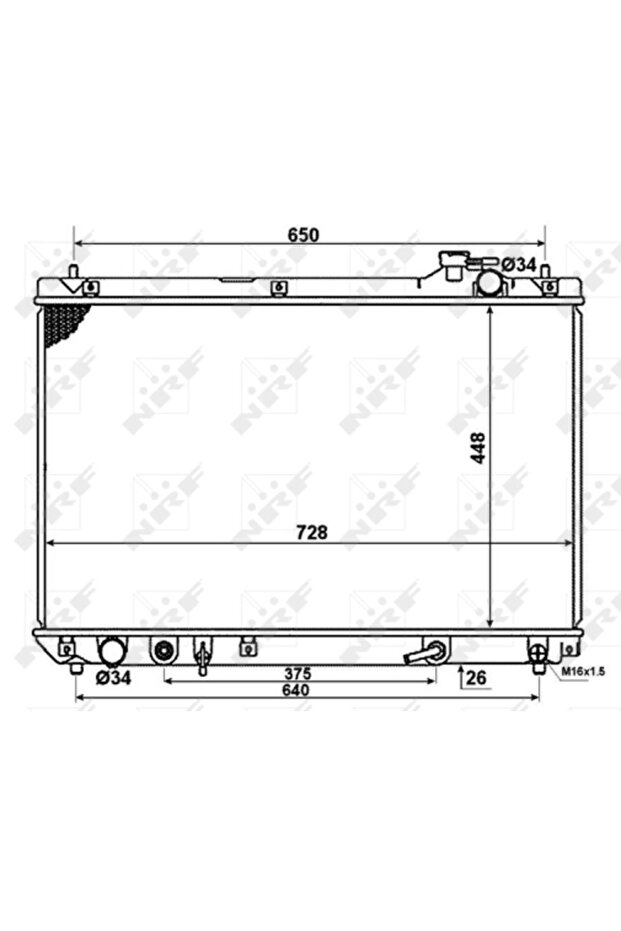 Lexus RX Engine Cooling Radiator - 1