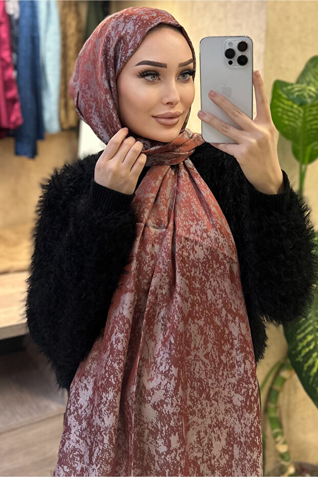 Işıl Çift Taraflı Kaşmir İpek Şal - 3