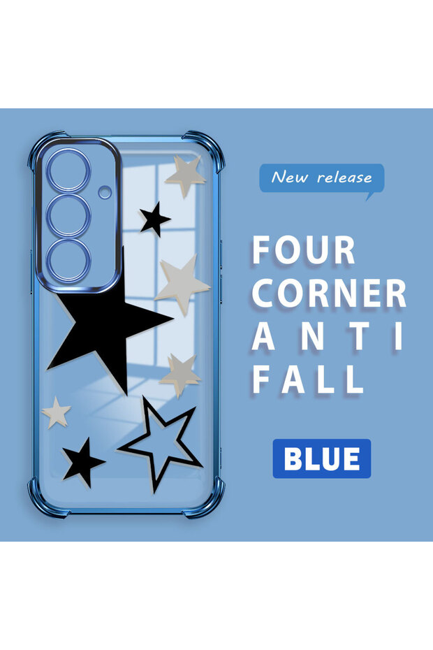 Samsung Galaxy S25 Compatible Transparent Silicone Coating Case Four Corners Thickened Anti-Fall