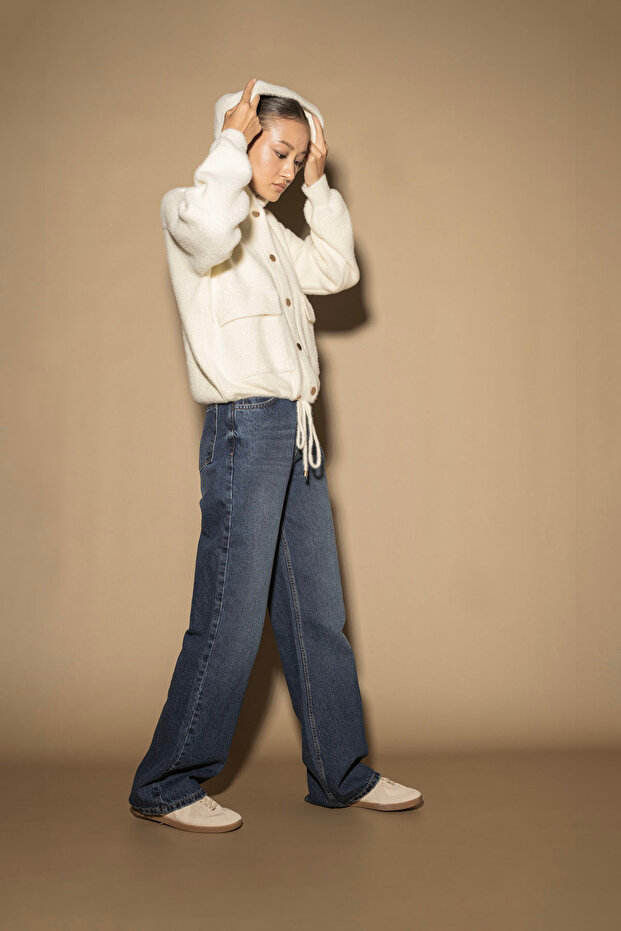 KAPÜŞONLU TRİKO HIRKA - 3