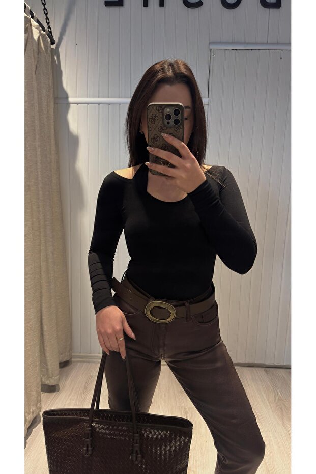 KAHVE MUMLU PANTOLON - 1