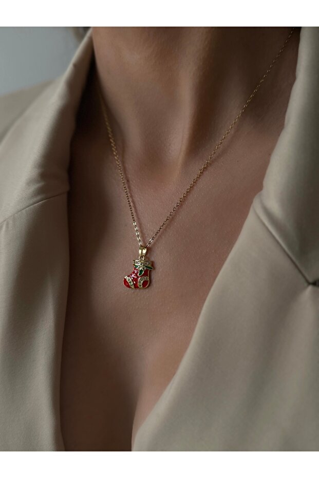Christmas Themed Steel Necklace