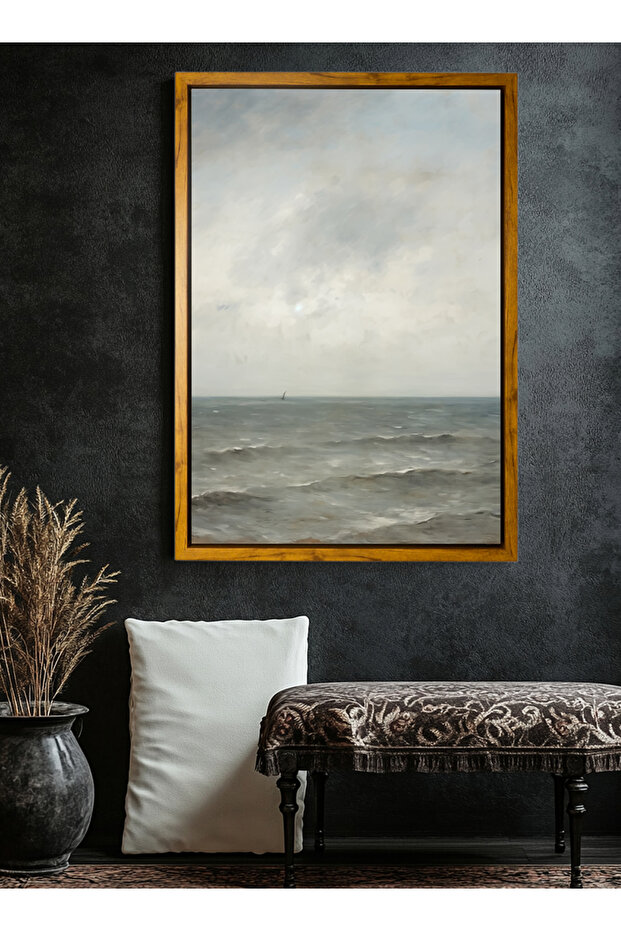 Canvas Wall Art Beautiful Painting with Custom Wooden Frame – 30x40cm