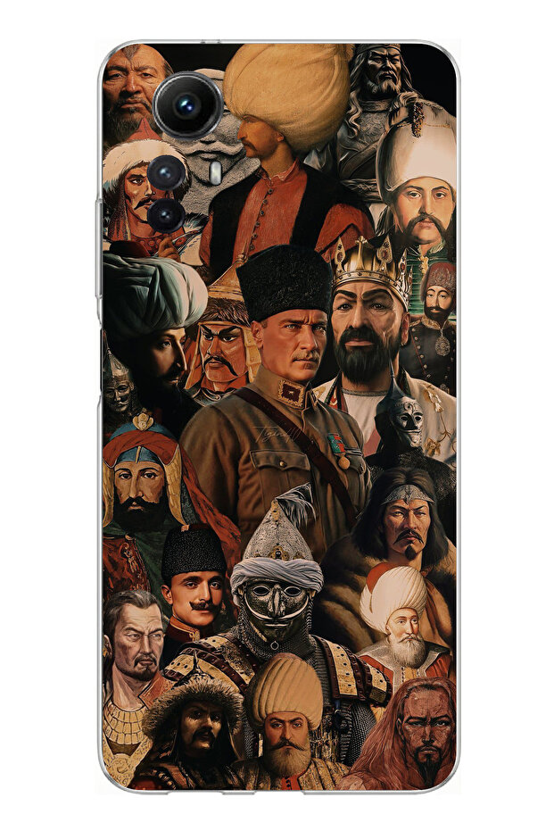 حافظة سيليكون متوافقة مع هاتف Redmi Note 12S من Turkish Elders Collage مطبوع - 1