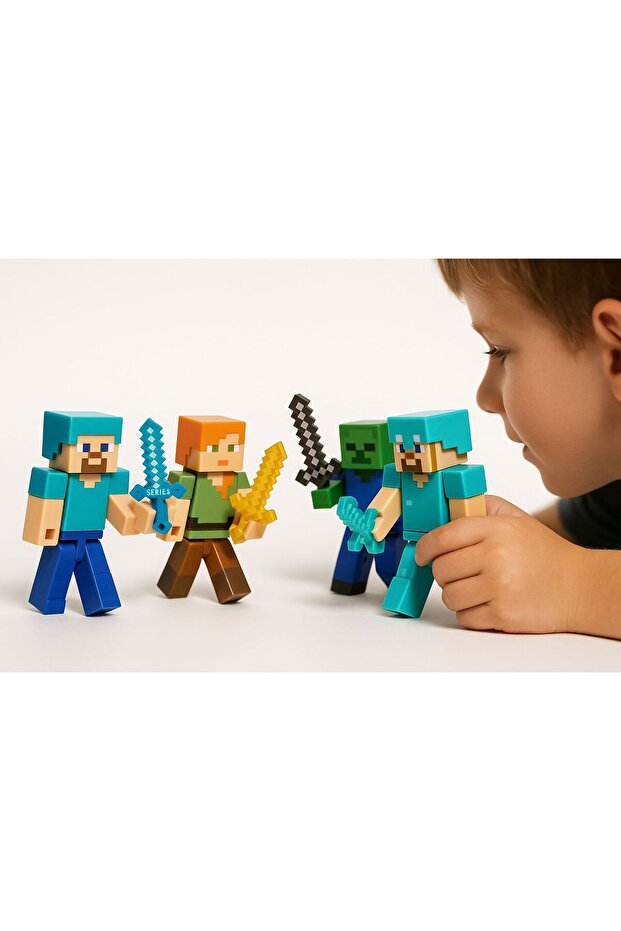 Minecraft Figür Zombi - 2