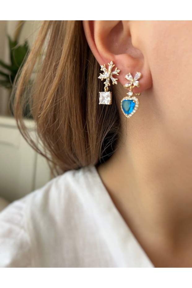 أقراط VIP على شكل ندفة ثلج - 2