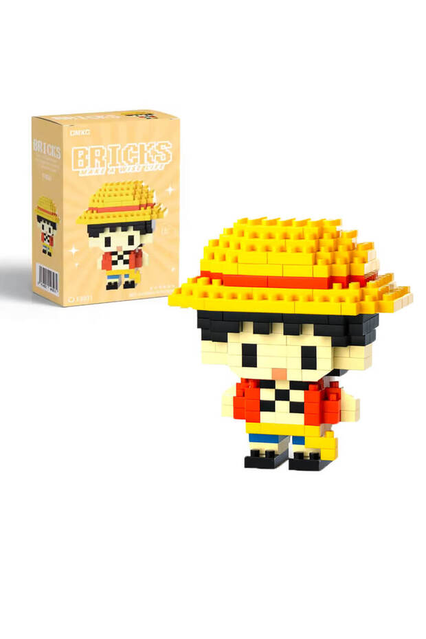 Bricks Monkey D. Luffy Blok Yapı Taşı Figür - 1