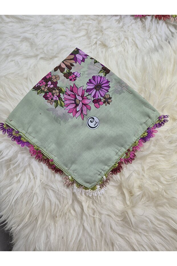 Cenk Zarif Handcrafted Needlework Embroidery Writing/Needlework/Yemeni/Handcrafted Tulle, Mevlit Cover