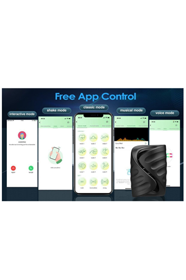 App-Controlled Men's Massage Device 9 Modes Elevate Testosterone - 8