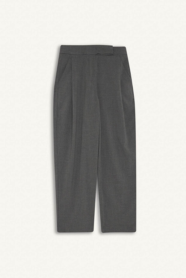Barrel Fit Short Leg Ankle Length Pants G0242Ax25Au