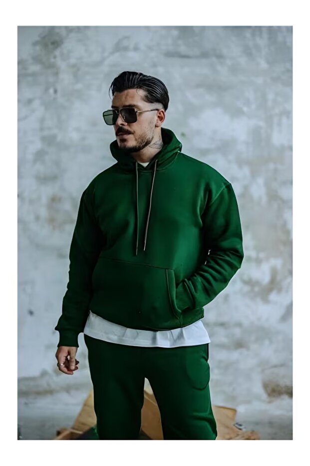 Men's Oversized Wide-Leg Tracksuit Set