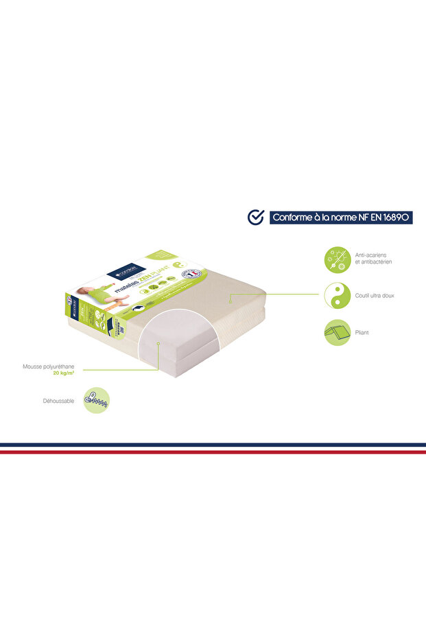 - Zen Foldable Mattress w/ Removable Cover 60 x 120 cm
