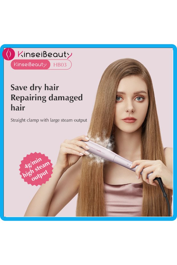 New Steam Straightener with Air Suspension Antiscald Long-lasting straight and Curl Styling Portable