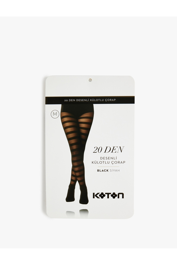 Patterned 20 Den Pantyhose