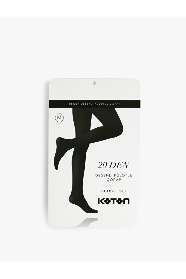 Patterned 20 Den Pantyhose