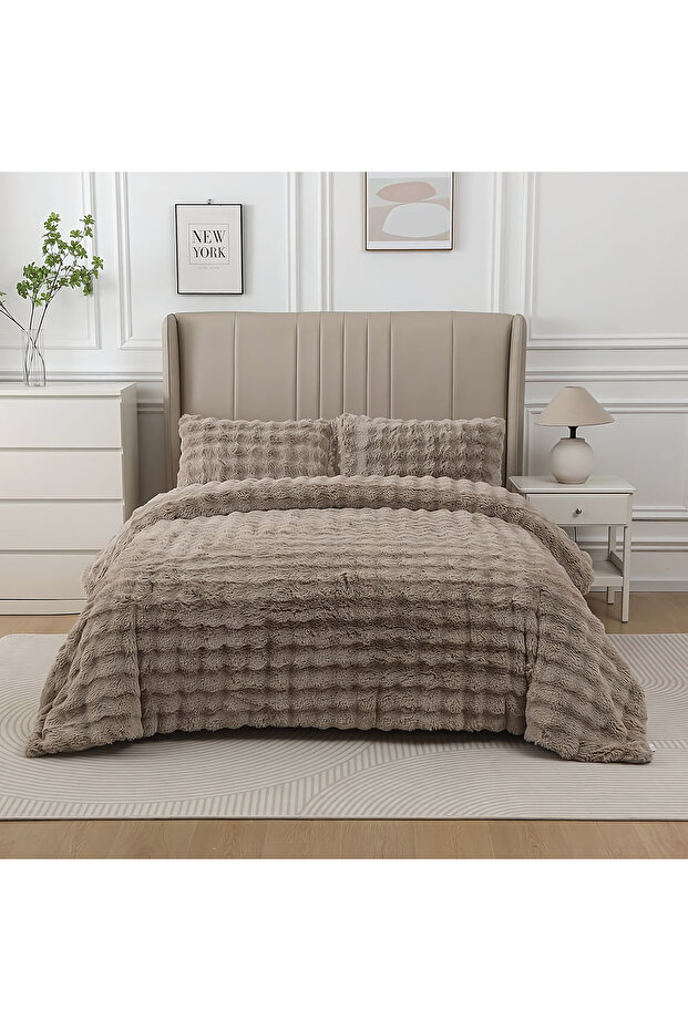 Peluş yatak örtüsü - 1