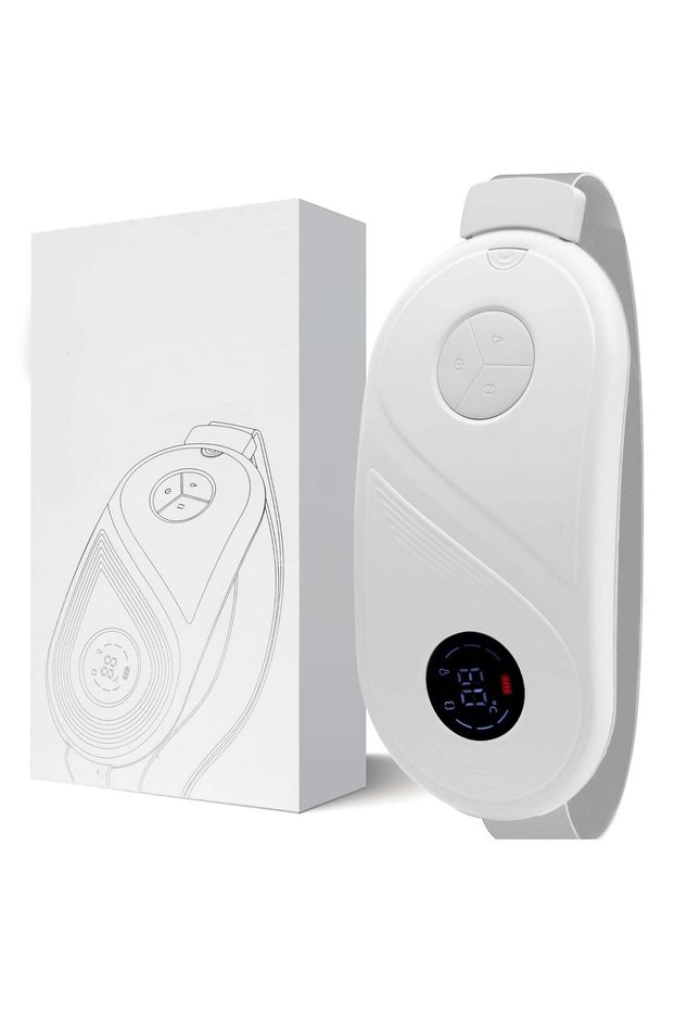 Electric Heating Pad for Cramps - Upgraded Portable Cordless Heating Pad with Adjustable Heat.