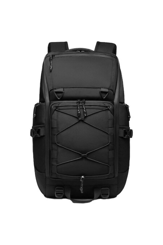 Multifunctional backpack for men, splash-resistant, OZ9588BK Black