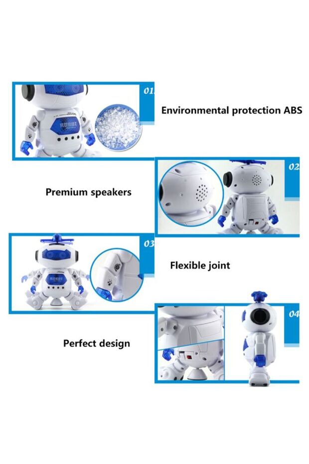 لعبة روبوت إلكترونية مكونة من قطعتين - 3