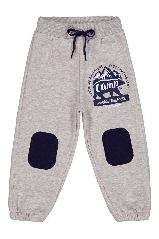 Camp Printed 2-5 Years Old Sweatpants - Gray 2-3 Years Old