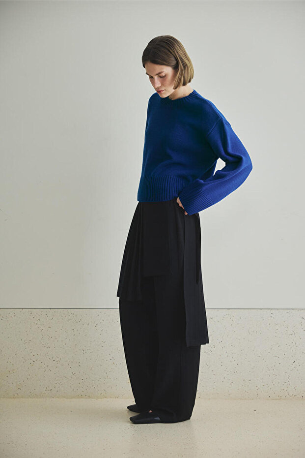 SAKS MİNİMAL KISA KAZAK - 4