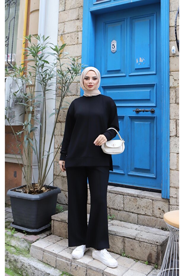 طقم بنطلون من قماش المودال من سيمالي