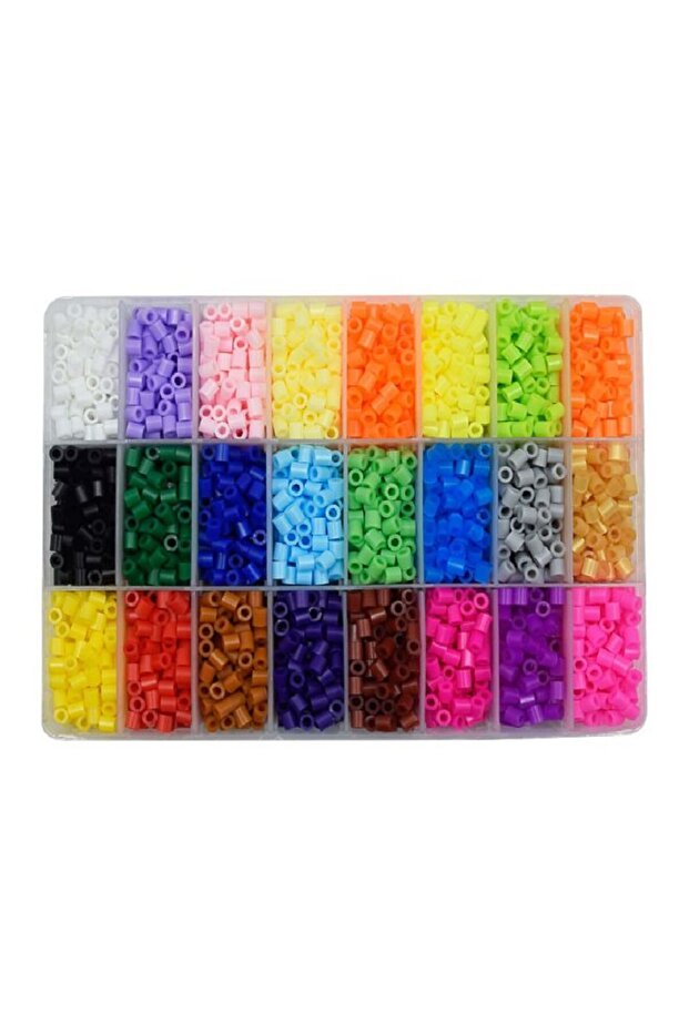 مجموعة خرز ملونة مكونة من 24 لونًا - 1
